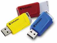 Verbatim Store 'n' Click USB-Stick 3x, USB 3.2 Gen 1, 16GB, Speicherstick mit