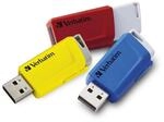 VERBATIM Store 'n' Click USB-Stick 3x I USB 3.2 Gen 1 I 16GB I Speicherstick mit