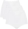 Sloggi Damen Unterhose 24/7 Cotton Maxi , Baumwolle, 3-Pack, 48, Wei&szlig;