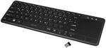 LogiLink ID0188 - Funk Tastatur mit eingebautem Touchpad, 12 praktischen Multimedia