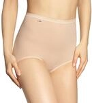 Sloggi Damen Unterhose Basic+ Maxi , 2-Pack, 44, Skin