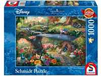 Schmidt Spiele 59636 Thomas Kinkade, Disney, Alice im Wunderland, 1000 Teile...