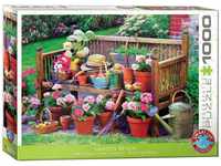 Eurographics 6000-5345 Garden Bench Puzzle, Mehrfarbig