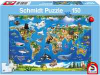 Schmidt Spiele 56355 Lococo Tierwelt, Kinderpuzzle, 150 Teile, Bunt