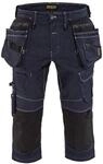 Blaklader 19921141 Handwerker-Shorts aus Stretch Cordura Denim, Marineblau/Schwarz,
