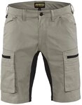 Blaklader 14491845 Dienst verk&uuml;rzt die Strecke, Stein/ Schwarz, grootte C44