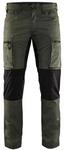 Blaklader 14591845 Service Hose dehnen, Armeegr&uuml;n / Schwarz, grootte C50