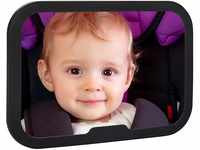 Altabebe 360° Baby Autospiegel - 100% Bruchsicherer Rücksitzspiegel - Baby
