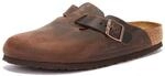 Birkenstock Boston (Pelle) - Sabot in Pelle da Uomo e da Donna