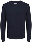 JACK & JONES Herren Jjebasic Knit V-neck Noos Pullover, Navy Blazer 1, S EU