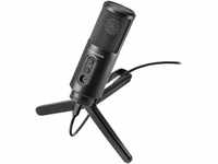 Audio-Technica ATR2500X Cardioid Condenser USB Microphone With Stand (Black)