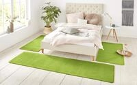 Hanse Home Nasty Teppich Bettumrandung 3-teilig &ndash; Bettvorleger Bettl&auml;ufer