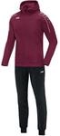 JAKO Trainingsanzug Kinder Polyester Classico mit Kapuze Maroon Gr. 164 -