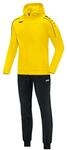 JAKO Trainingsanzug Damen Polyester Classico mit Kapuze Citro Gr. 46 - Jogginganzug