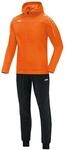 JAKO Trainingsanzug Damen Polyester Classico mit Kapuze Neonorange Gr. 46 -