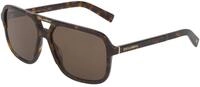 Ray-Ban Herren 0DG4354 Sonnenbrille, Gold (Havana), 58
