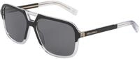 Ray-Ban Herren 0DG4354 Sonnenbrille, Braun (Matte Black), 58