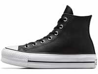 Converse Damen Chuck Taylor All Star Lift Clean Sneakers, Black Black White,...