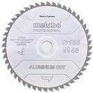 Metabo S&auml;geblatt "aluminium cut - professional", 165x1,6/1,2x20 Z48 FZ/TZ...
