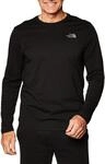 THE North FACE Herren M L/S Easy Tee TNF Blk/Zinc Gr Tee