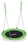 Relaxdays Nestschaukel, Outdoor Schaukel f&uuml;r Kinder & Erwachsene, &Oslash; 110 cm, bis 100