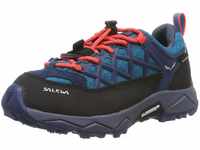 Salewa JR Wildfire Waterproof Zapatos de Senderismo, Caneel Bay/Fluo Coral, 27 EU