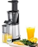 Russell Hobbs Slow Juicer Profi [Entsafter f&uuml;r Obst & Gem&uuml;se & Kr&auml;uter] Edelstahl
