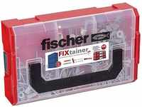 fischer FIXtainer DUO-Line, Dübel- & Schrauben-Box mit 181 Schrauben, DUOTEC...