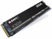 Emtec X300 M.2 SSD Power Pro 256 GB, M.2 2280, NVMe PCIe Gen 3.0 x4