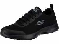Skechers Herren Skech-air Dynamight Winly Sneaker, Black Knit Synthetic Black Trim,