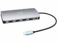 i-tec USB-C 3X Full HD Metall Nano Docking Station - 2X DisplayPort 1x HDMI 1x...