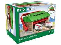 BRIO 33474 - Mitnehm-Lokschuppen mit Reisezug