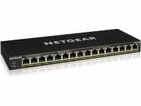 Netgear GS316P 16 Port Gigabit Ethernet LAN PoE Switch (mit 16x PoE+ 115W