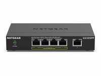NETGEAR GS305PP PoE Switch 4 Port Gigabit Ethernet LAN Switch PoE+ 83W (5 Ports