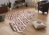NORTHRUGS Outdoor Teppich Malta-Wendeteppich Wetterfest Modernes Geometrisches Muster