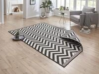 NORTHRUGS In- und Outdoor Teppich Palma 120x170cm-Wendeteppich Wetterfest Modernes