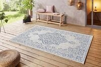 NORTHRUGS In- und Outdoor Teppich 80x150cm - Wetterfest Orientalisch Vintage-Design