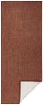 NORTHRUGS In- und Outdoor Teppich Miami 80x350cm - Wendeteppich Wetterfest Modernes