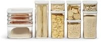 Mepal 9-teiliges Set Vorratsdosen mit Deckel - Lebensmittelbeh&auml;lter Rechteckige -