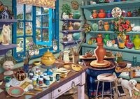 Schmidt Spiele 59656 K&uuml;nstler-Atelier, 1000 Teile Secret Puzzle | Secret Puzzle