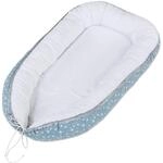 babybay Kuschelnest, azurblau Sterne wei&szlig;