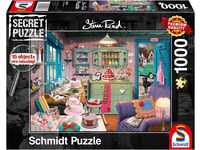 Schmidt Spiele 59653 Großmutters Stube, 1000 Teile Secret Puzzle