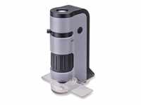 Carson MicroFlip 100x-250x Taschenmikroskop mit Smartphone-Adapter für Fotos...