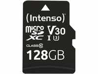 Intenso Professional microSDXC 128GB Class 10 UHS-I, U3, V30 Speicherkarte inkl.