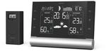 Hama Outdoor Wetterstation Funk mit Au&szlig;ensensor deutsch (mit Wettervorhersage,
