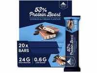 Multipower 53% Protein Boost – 20 x 45 g Protein Riegel Cookies & Cream mit 53%
