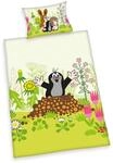 Herding DER KLEINE MAULWURF Kleinkinder-Bettw&auml;sche-Set, Wendemotiv, Bettbezug , 2