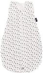 Tr&auml;umeland Sommerschlafsack LIEBMICH aus Tencel, Design Wei&szlig; mit grauen...