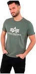 Alpha Industries Basic T-Shirt T-Shirt f&uuml;r Herren Vintage Green