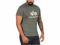 Alpha Industries Herren Basic T-Shirt, Vintage Green, S